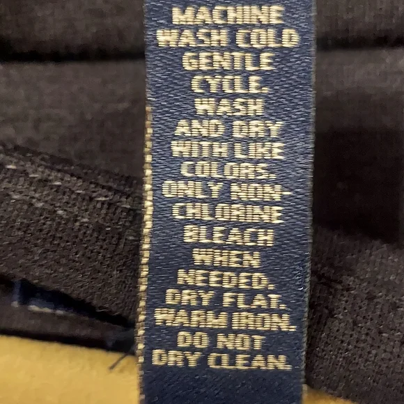 Banana Republic Halter/Tank Skater Styled Dress in Black Stretch Fabric size 8 - Picture 12 of 12